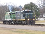 Ohio South Central Railroad (OCSR) 104 & 4537